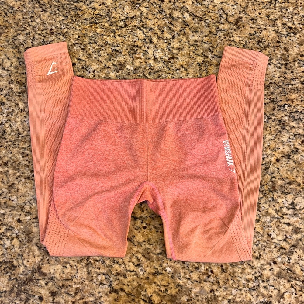 Pink Gymshark Leggings approximately Size Medium!